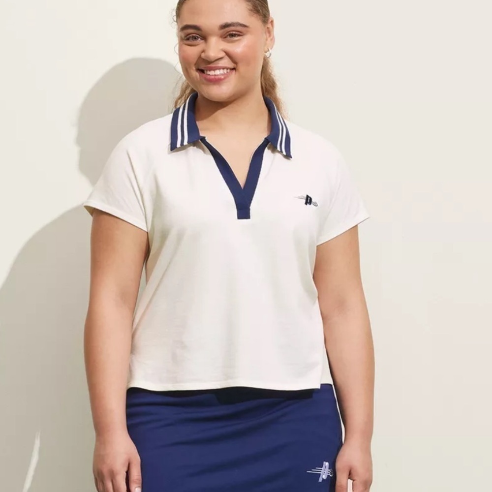 Prince Pickleball X Target Women's Short Sleeve Polo Shirt LARGE NWT